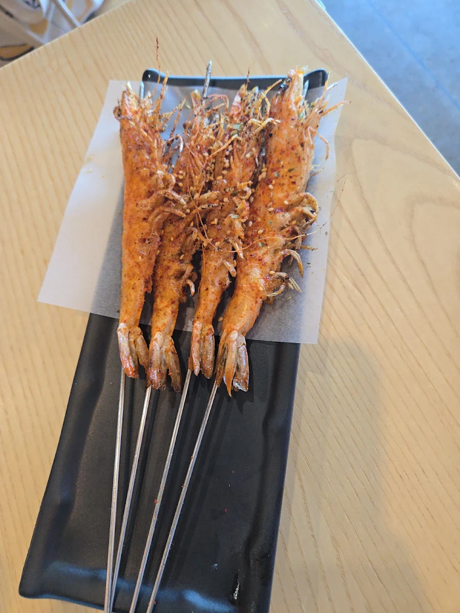 grilled shrimp 烤大虾